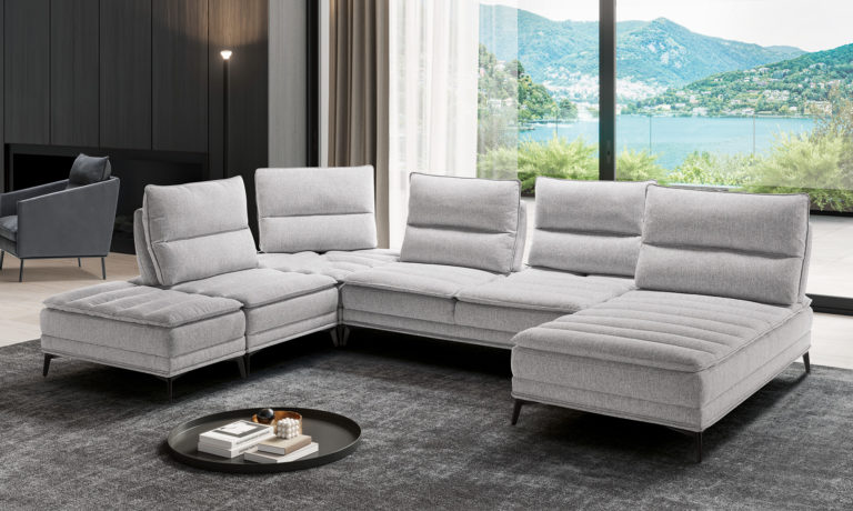 1 Achetez le canapé Ambra contemporain, alliant design élégant, confort et matériaux de qualité pour sublimer votre intérieur.