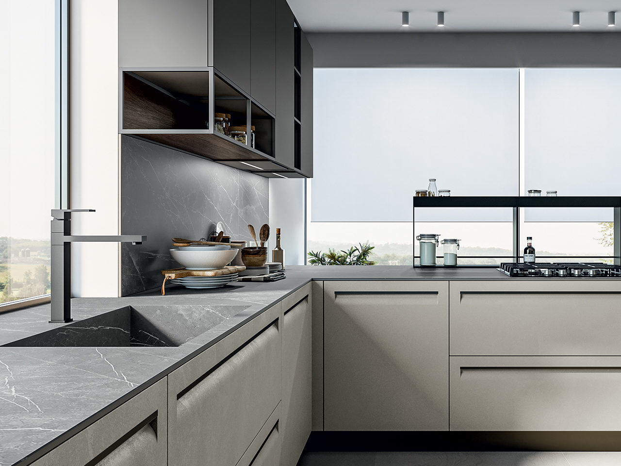 Pose cuisine sans poignée avec Alliance Contemporaine à Alès